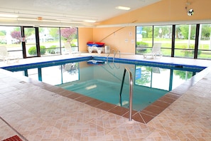 Indoor pool, a heated pool