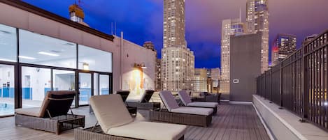 Terrasse sur le toit