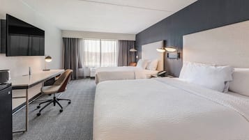 Chambre, 2 grands lits, non-fumeurs | Literie de qualité supérieure, décoration personnalisée