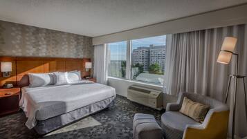 Premium bedding, minibar, in-room safe, desk