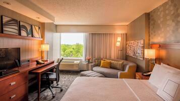 Premium bedding, minibar, in-room safe, desk