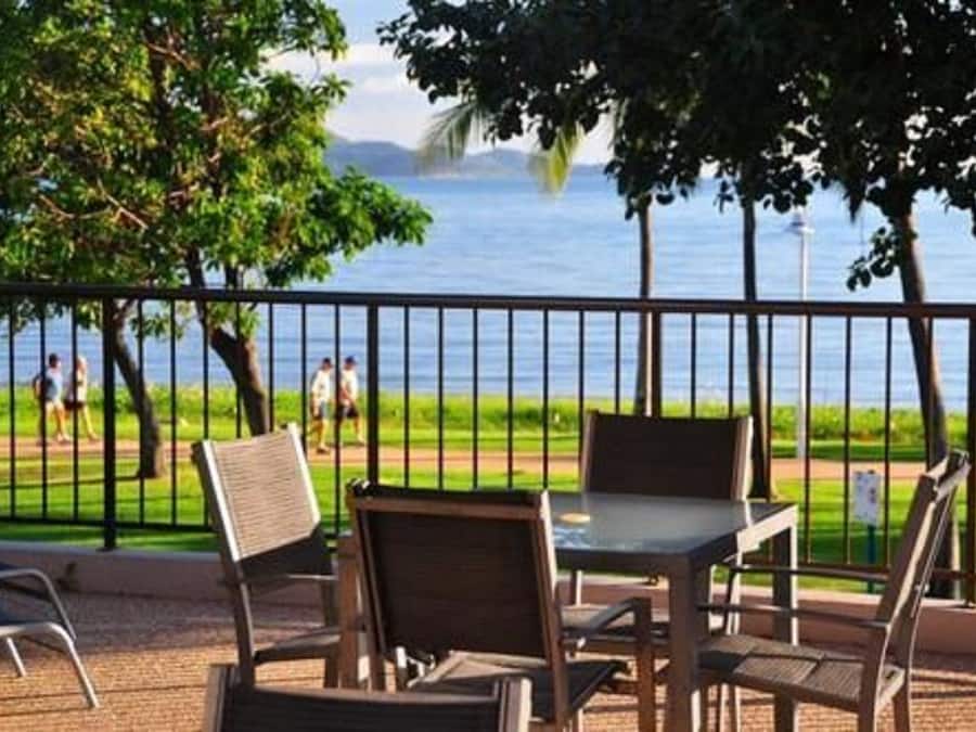 Udsigt fra overnatningsstedet