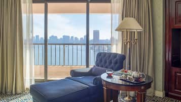 Presidential Suite, 1 King Bed (Nile View) | Egyptian cotton sheets, premium bedding, down comforters, pillowtop beds