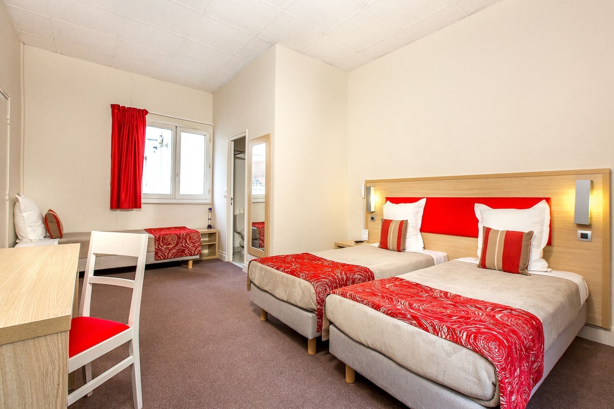 In-room safe, desk, blackout drapes, iron/ironing board