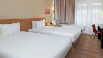 Superior Room, Multiple Beds | In-room safe, desk, laptop workspace, blackout drapes