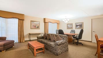 Desk, blackout curtains, iron/ironing board, free WiFi