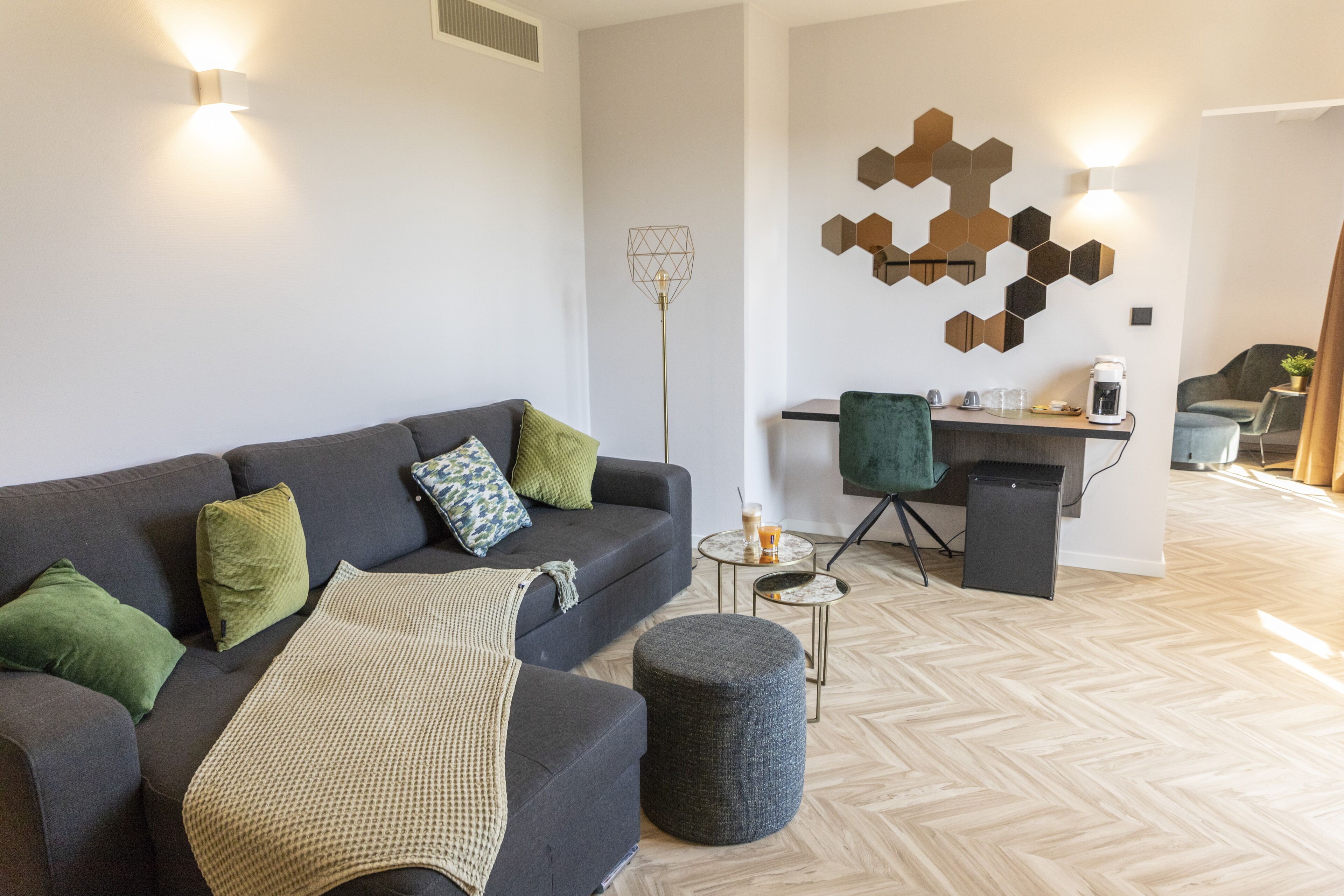 superior double or twin room | minibar, desk, laptop workspace, blackout curtains