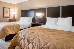 Signature Room, 2 Queen Beds, Kitchen | 1 bedroom, premium bedding, desk, laptop workspace