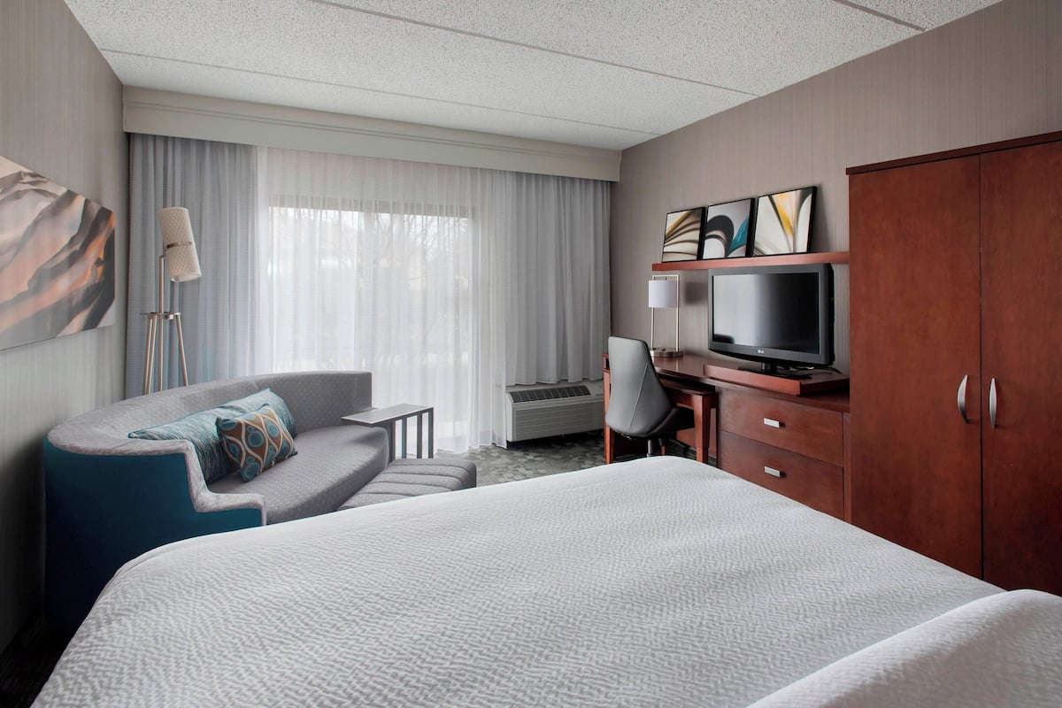 1 chambre, literie hypoallergénique, bureau