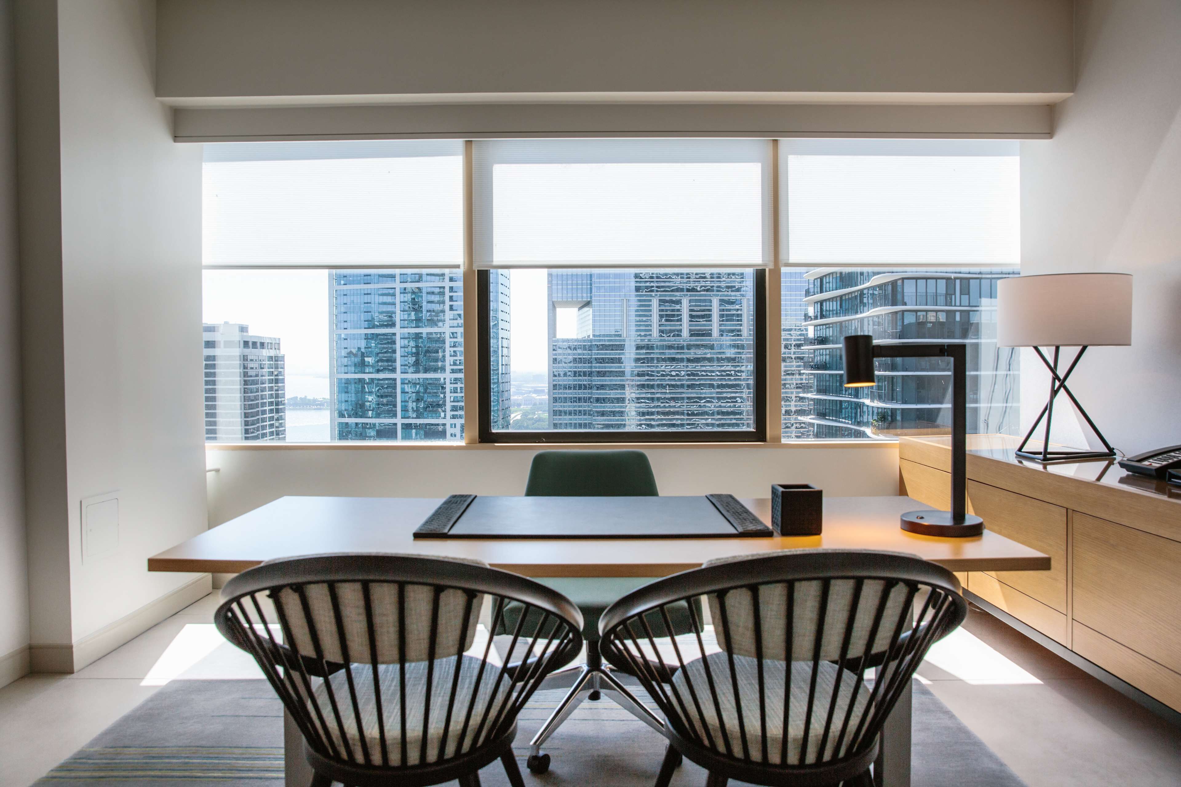 premium bedding, in-room safe, desk, laptop workspace