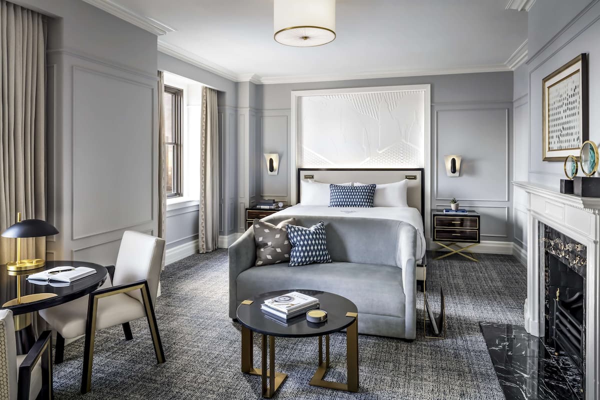 Fairmont Gold - Studiosvit - 1 kingsize-säng - icke-rökare - tillgång till Club Lounge | 1 sovrum, sängtillbehör av högsta kvalitet, bäddmadrasser och minibar