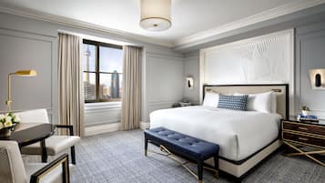 Fairmont Gold, Zimmer, 1 King-Bett, Nichtraucher, Zutritt zur Club Lounge | Hochwertige Bettwaren, Pillowtop-Betten, Minibar, Zimmersafe