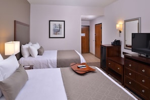 Couette en duvet, coffre-fort, bureau