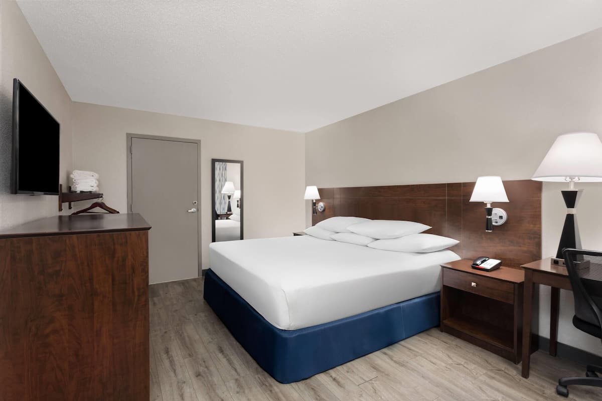 Room, 1 King Bed, Accessible, Non Smoking (Mobility/Hearing,roll-in shower)
