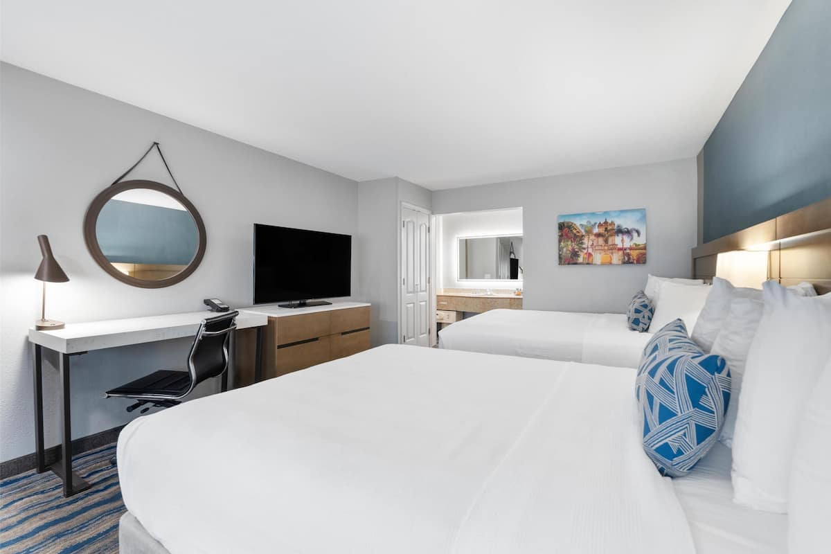 In-room safe, desk, laptop workspace, iron/ironing board