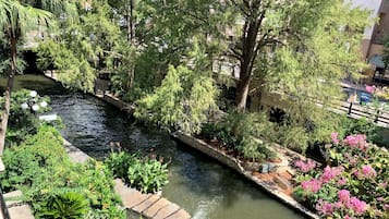Blick vom Balkon