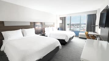 Standard Room, 2 Queen Beds | Desk, laptop workspace, blackout curtains, iron/ironing board