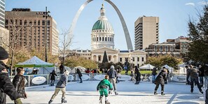 Ice skating