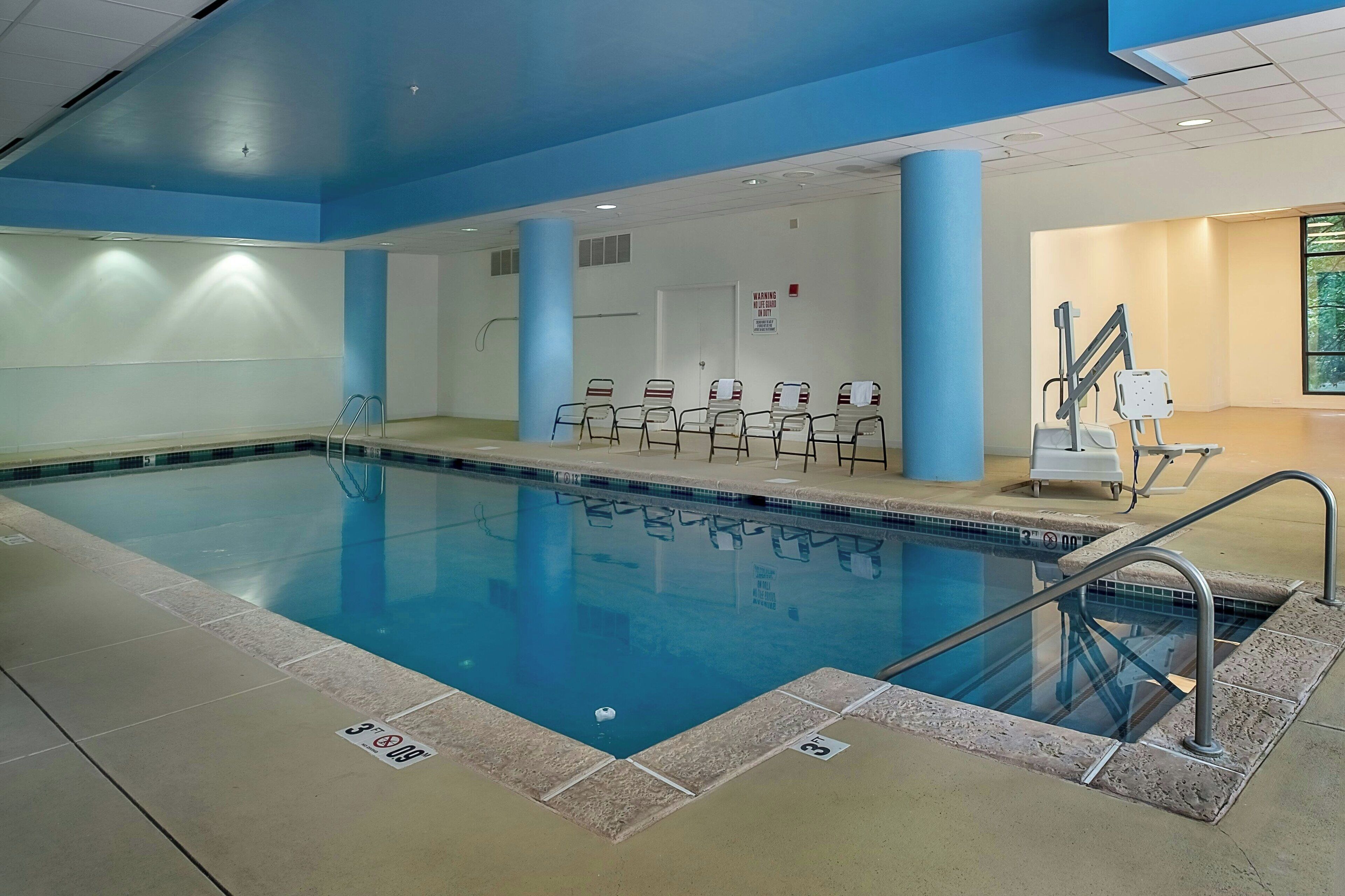 indoor pool, seasonal outdoor pool