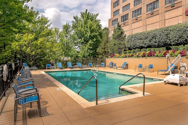 Indoor pool, seasonal outdoor pool