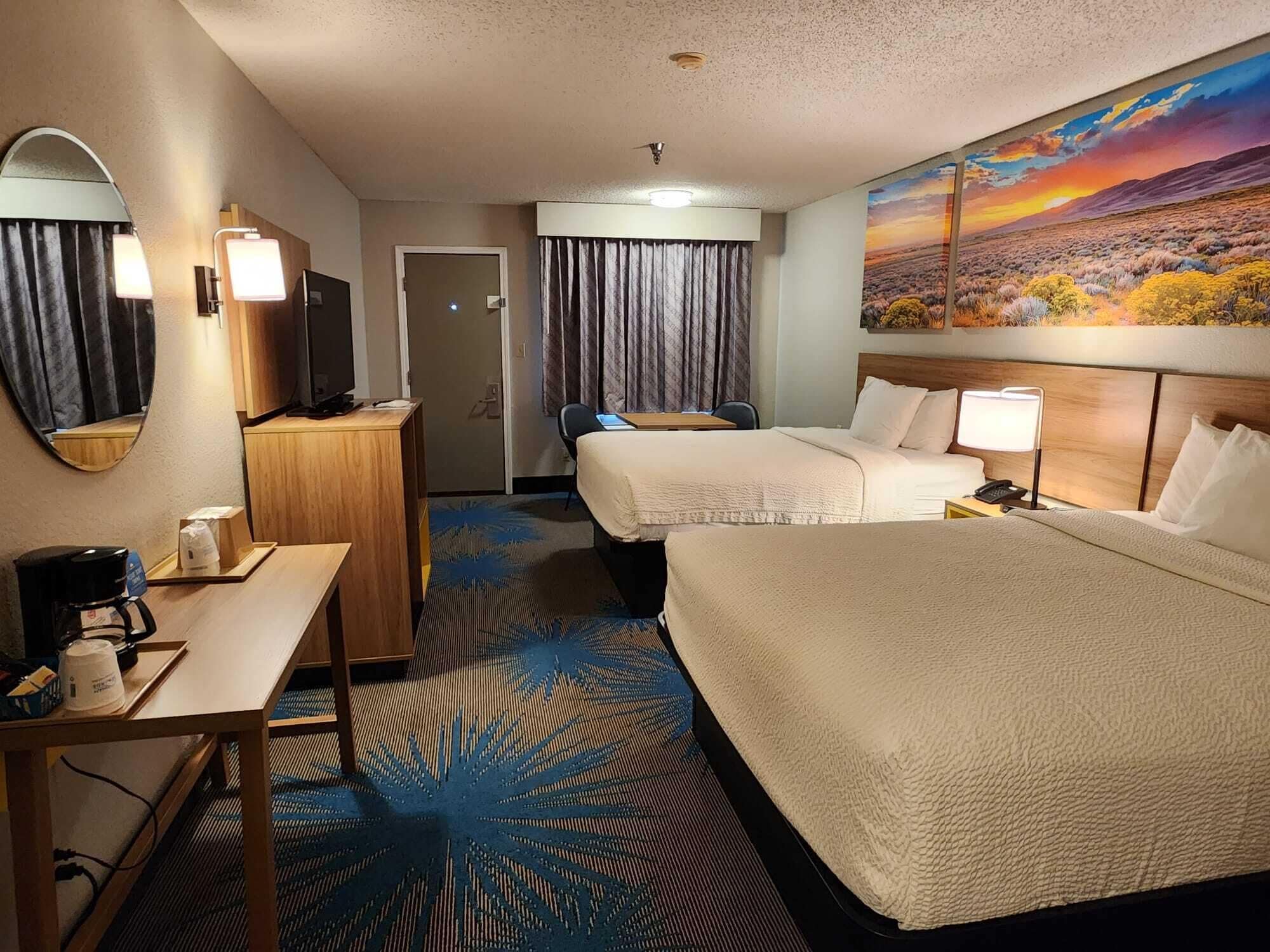 standard room, 2 queen beds, non smoking | rollaway beds, free wifi, bed sheets