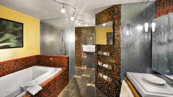 Chuveiro/banheira combinados, produtos de toalete grátis