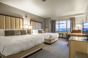 Two Queen Beds Room | Desk, laptop workspace, blackout drapes, iron/ironing board - Westmark Fairbanks Hotel & Conference Center (Fairbanks)