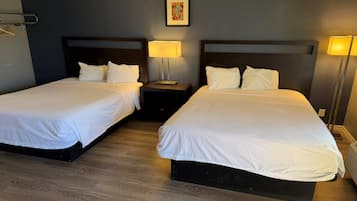 Room, 2 Double Beds, Non Smoking | Free cribs/infant beds, rollaway beds, free WiFi, bed sheets