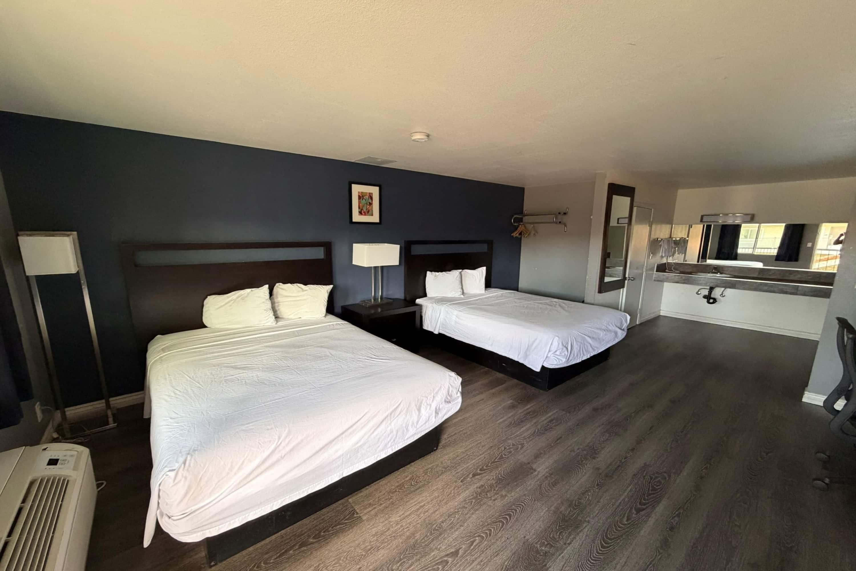 Room, 2 Double Beds, Non Smoking | Cribs (free), rollaway beds (surcharge), WiFi (free), alarm clocks