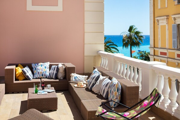 Suite Junior, terrasse | Terrasse/patio