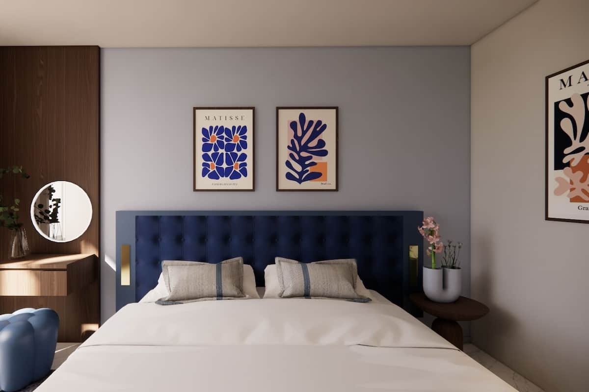 Ropa de cama de alta calidad y minibar