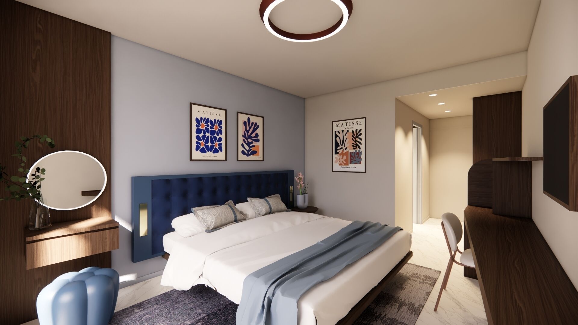 尊荣客房 | 高档床上用品、迷你吧、客房内保险箱、办公桌