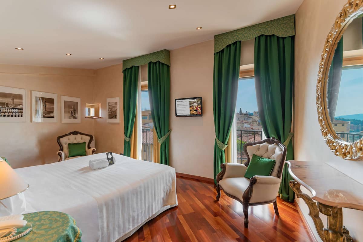 Suite | 1 habitación, ropa de cama hipoalergénica y minibar