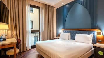 Ropa de cama hipoalergénica y minibar