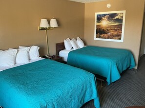 Basic Double Room, 2 Double Beds | Blackout drapes, iron/ironing board, cribs/infant beds, free WiFi - Hot Springs Hotel and Spa (Thermopolis)
