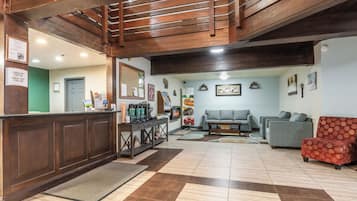 Sitteområde i lobbyen