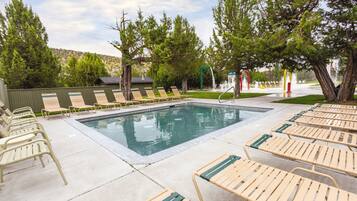 Indoor pool, 2 outdoor pools, open 8:00 AM to 8:30 PM, sun loungers