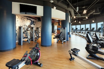 Fitness center at Sheraton Grand Los Angeles