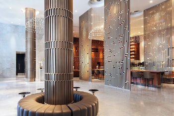 Hotel Exterior at Sheraton Grand Los Angeles