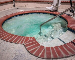 Outdoor pool, open 8:00 AM to 10:00 PM, pool umbrellas, sun loungers