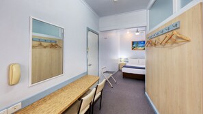 Laptop workspace, iron/ironing board, free WiFi, bed sheets