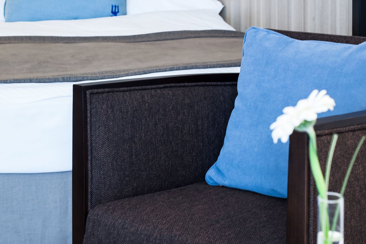 Hypo-allergenic bedding, minibar, in-room safe, desk