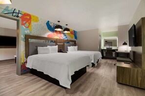 Suite, 2 Queen Beds, Non Smoking | Pillowtop beds, desk, laptop workspace, blackout drapes - Signature Inn Houston Galleria (Houston)
