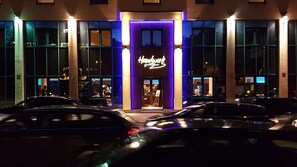 Front of property – evening/night