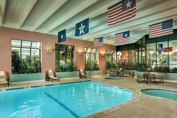 Indoor pool, outdoor pool