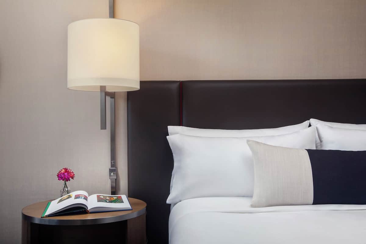 Hypo-allergenic bedding, in-room safe, desk, iron/ironing board