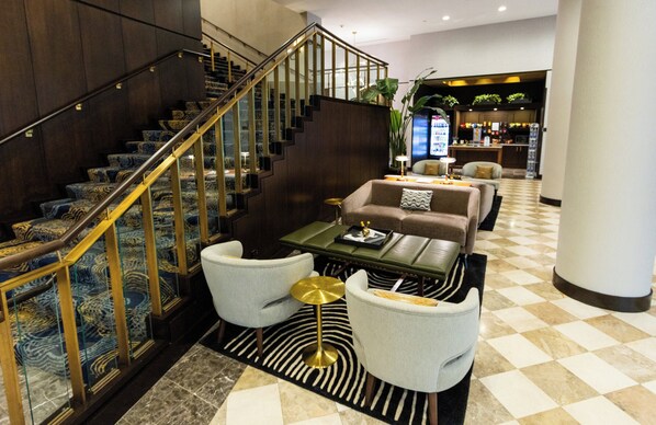 Sitteområde i lobbyen