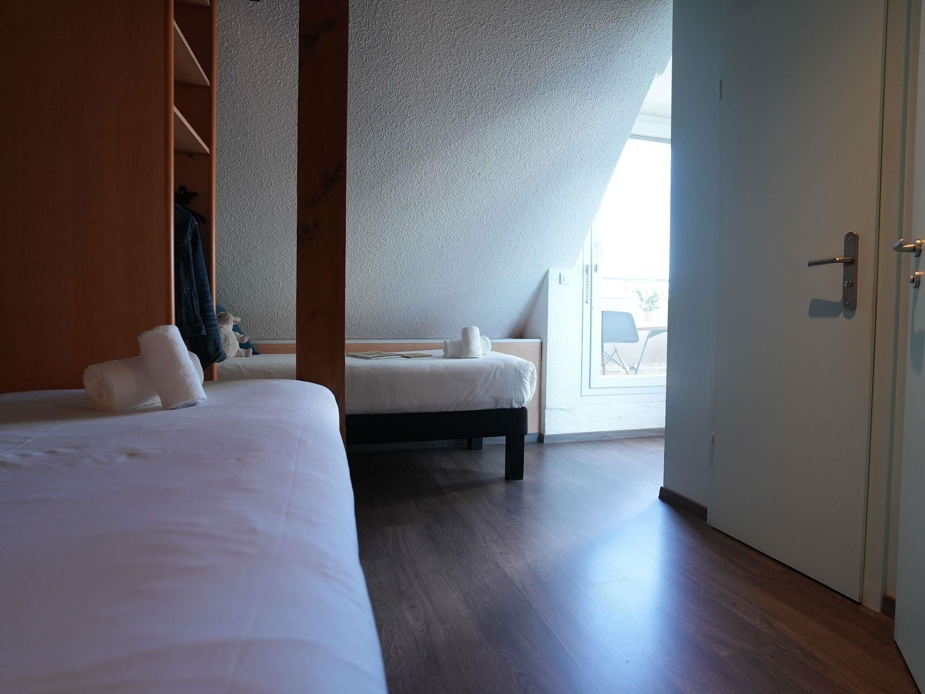 desk, blackout curtains, soundproofing, iron/ironing board