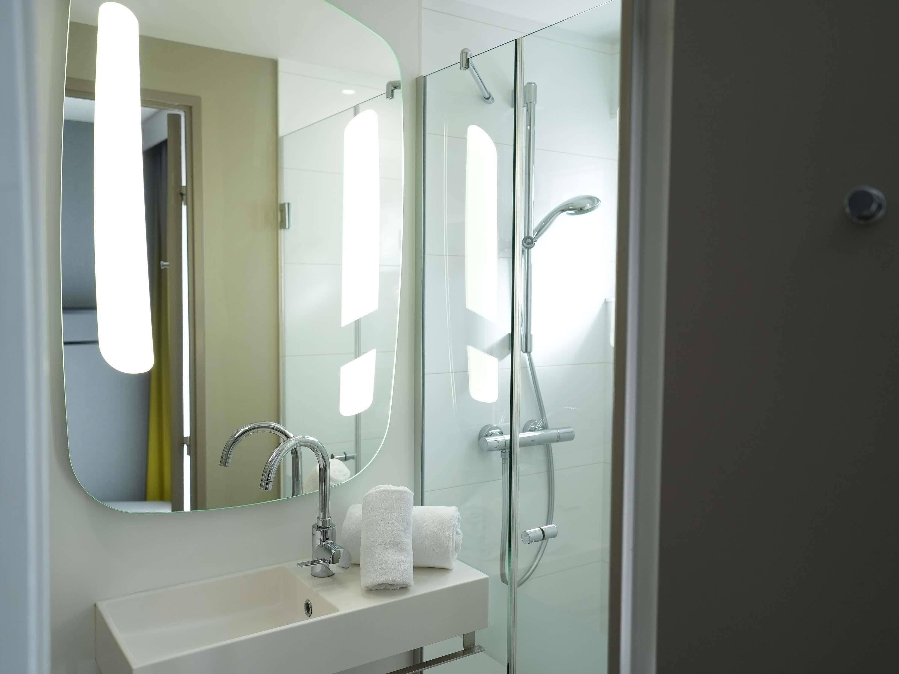 Desk, blackout curtains, soundproofing, iron/ironing board