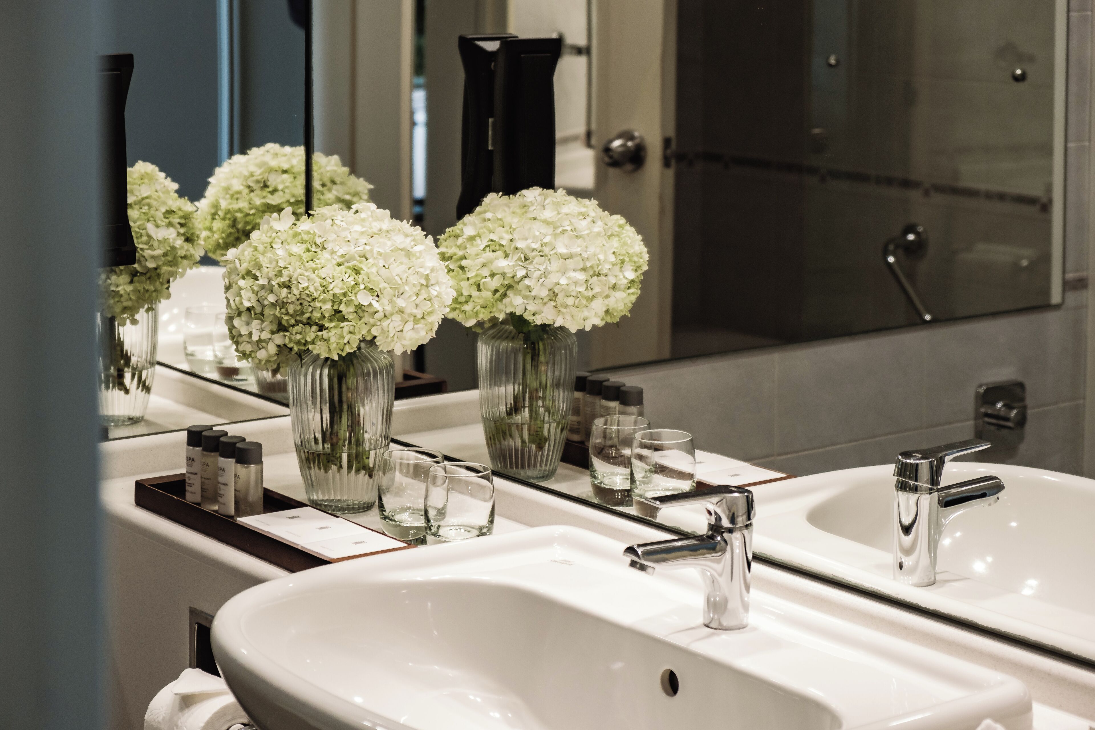 premium double or twin room | bathroom | free toiletries, hair dryer, bathrobes, slippers